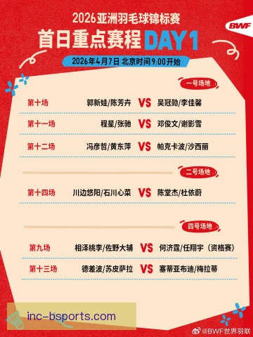 亚洲羽毛球锦标赛平局决胜机制，关键分规则定胜负